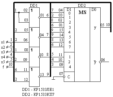 Кр1533аг3 схема включения